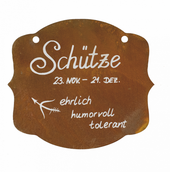 Schütze - Rosttafel - Sternzeichen